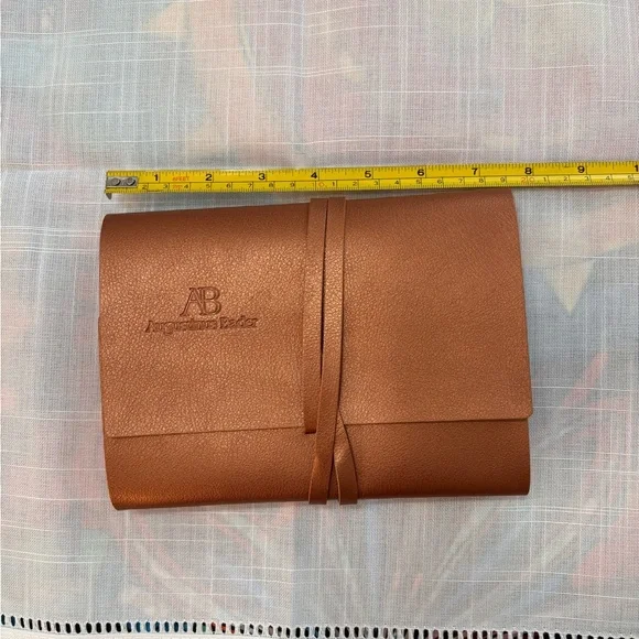 Augustinus Bader Leather Travel Pouch/ wrap clutch. New - Picture 11 of 11